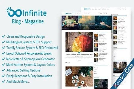 Blog & Magazine Script - Infinite 4.3